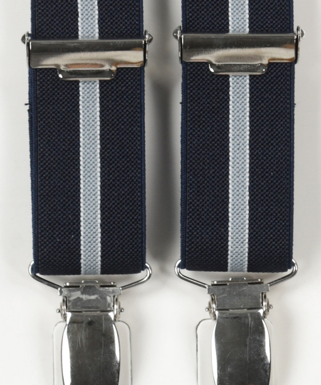 Narrow Braces with Clips | Blue
