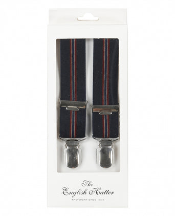 Smalle Bretels met clips | Blauw