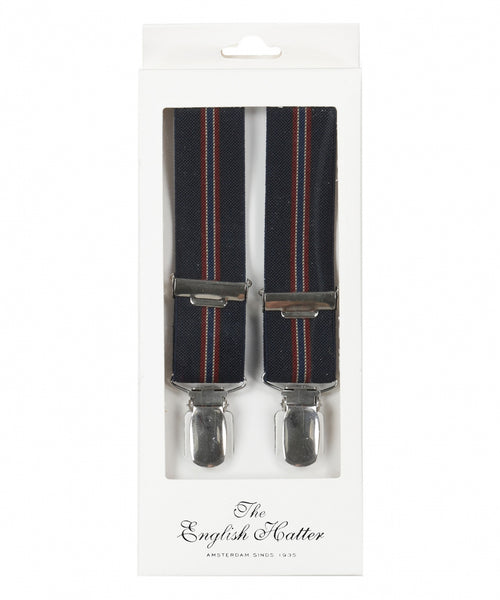 Smalle Bretels met clips | Blauw