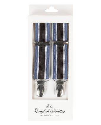 Smalle Bretels met clips | Blauw