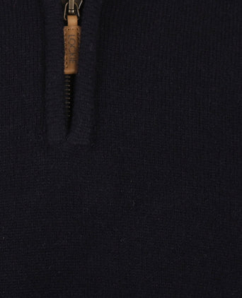 Pullover rits | Navy Blauw