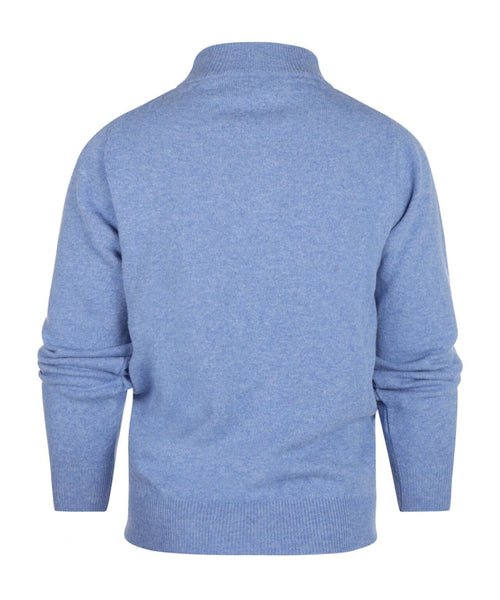 Pullover rits | Blauw