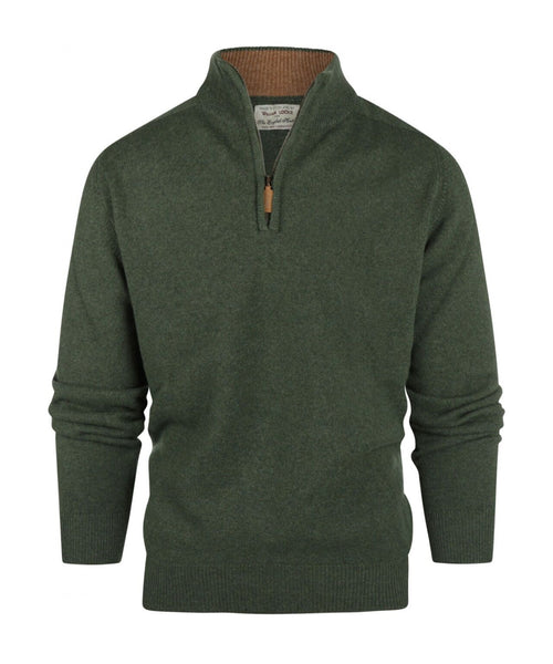 Pullover rits | Groen