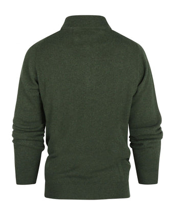 Pullover rits | Groen