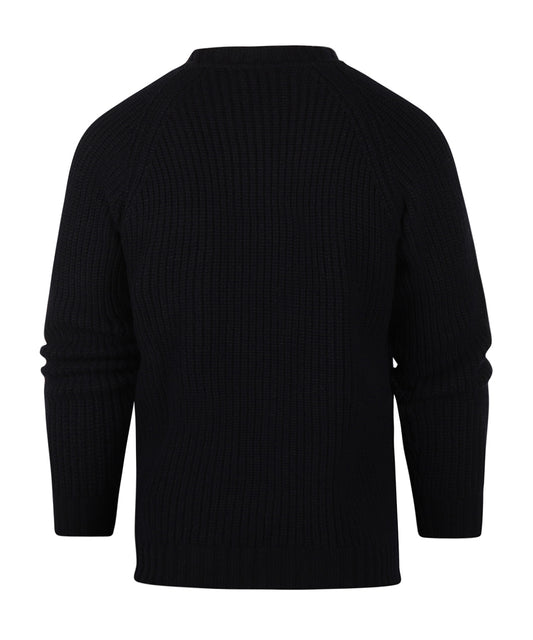 William Lockie Pullover Joss Earl Rundhalsausschnitt | Marineblau