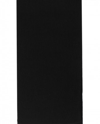 WL Cashmere Rib Sjaal | Zwart