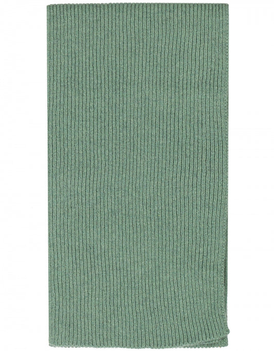 WL Cashmere Rib Scarf | Green