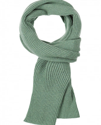 WL Cashmere Rib Sjaal | Groen