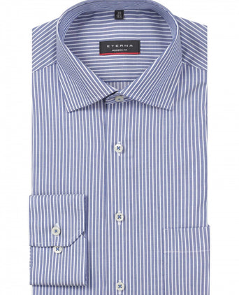 Overhemd gestreept | Blauw