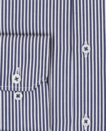 Overhemd gestreept | Blauw