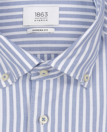 Overhemd Wide Spread | Blauw