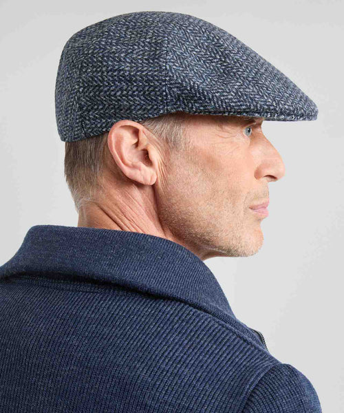 Tweed Cap Voorgevormd | Blauw