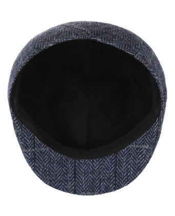 Tweed Cap Voorgevormd | Blauw