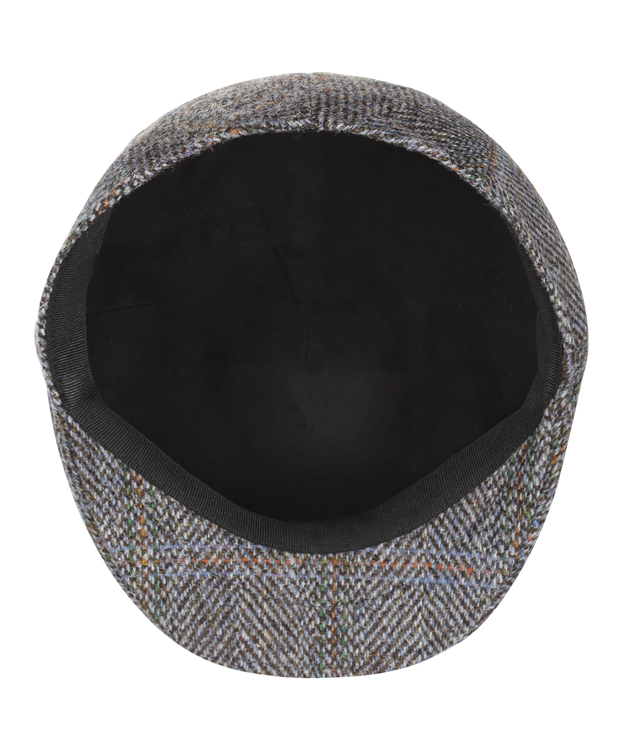 Jockey Tweed Cap | Grijs Herringbone Overcheck