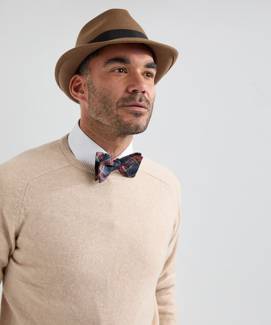 Strik zijde | Navy Tartan