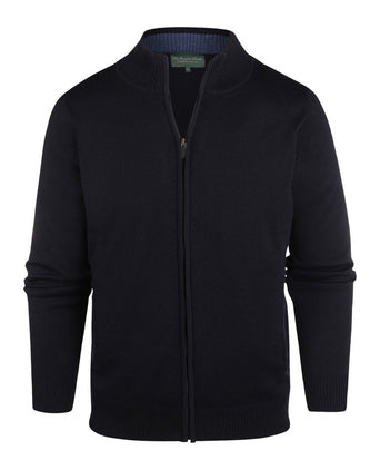 Merino Ritsvest | Navy Blauw