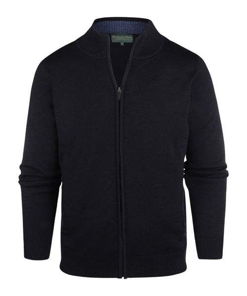 Merino Ritsvest | Navy Blauw