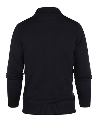 Merino Ritsvest | Navy Blauw