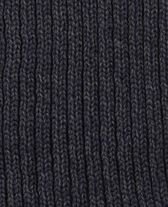 Ribbed merino sjaal | Blauw