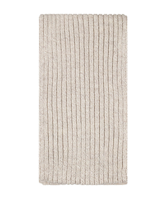Ribbed Merino Scarf | Licht Beige