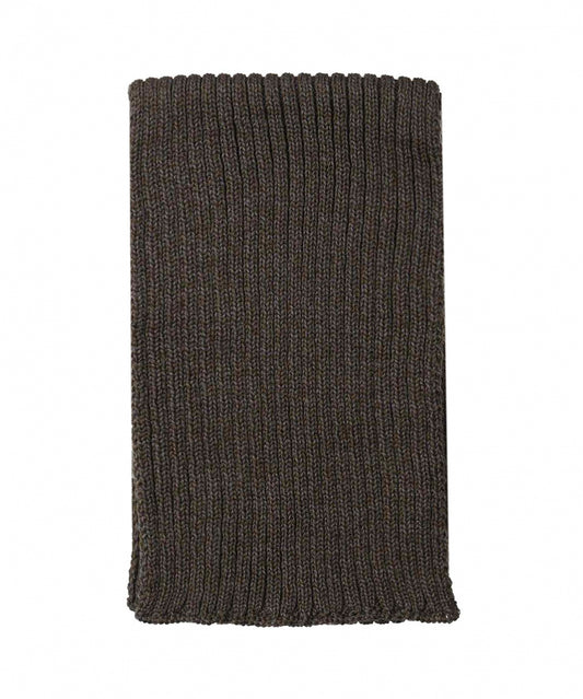 Ribbed Merino Scarf | Bruin Groen