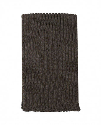 Ribbed merino sjaal | Groen