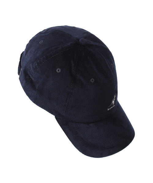 Corduroy Baseball Cap | Navy Blauw