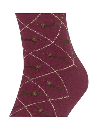 Burlington Tekkel Heren Sokken | Rood