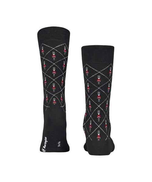 Burlington Guard Heren Sokken | Zwart