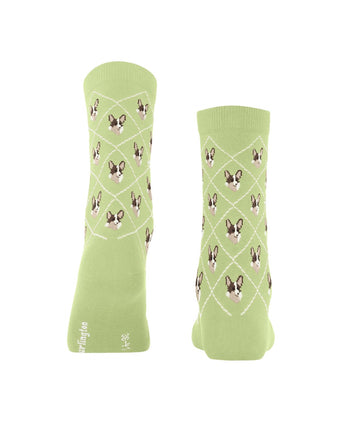 Burlington Corgi Dames Sokken | Groen