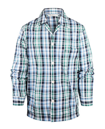 Derek Rose Flannel Pyjama Set | Blauw