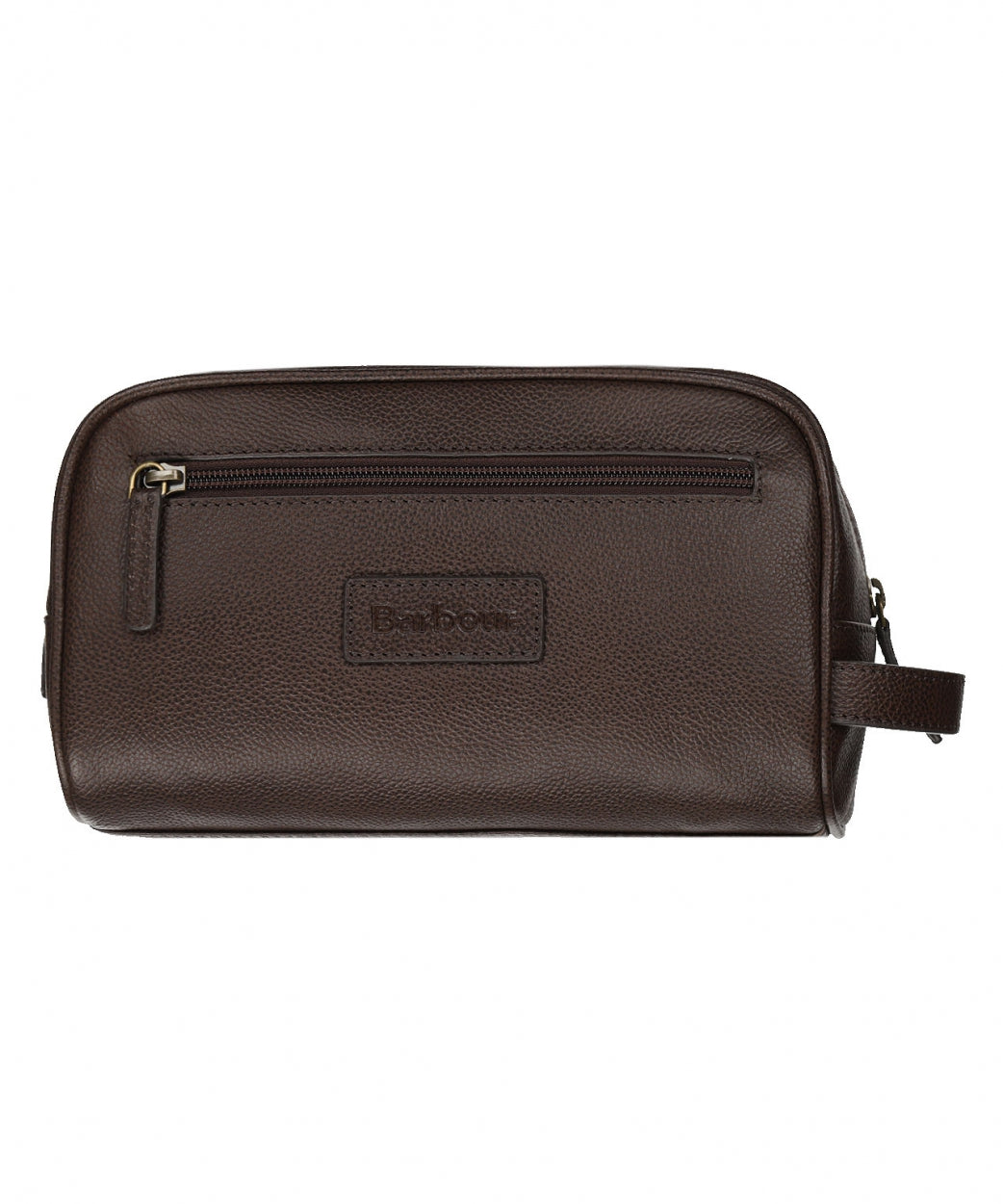 Barbour Leder-Kulturbeutel | Braun