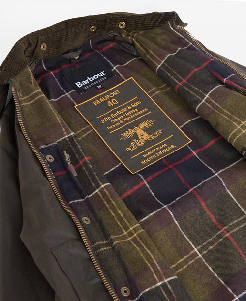 Barbour Beaufort 40th Anniversary Editon | Olive