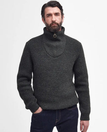 Barbour New Tyne Half Zip Jumper | Groen