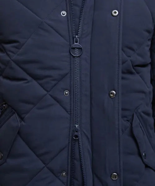 Barbour Winter Chelsea Quilted Jacket | Navy Blauw