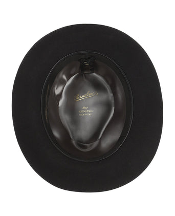 Italiaanse Fedora Hoed | Zwart