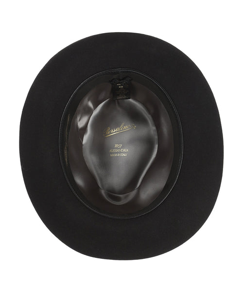 Italiaanse Fedora Hoed | Zwart