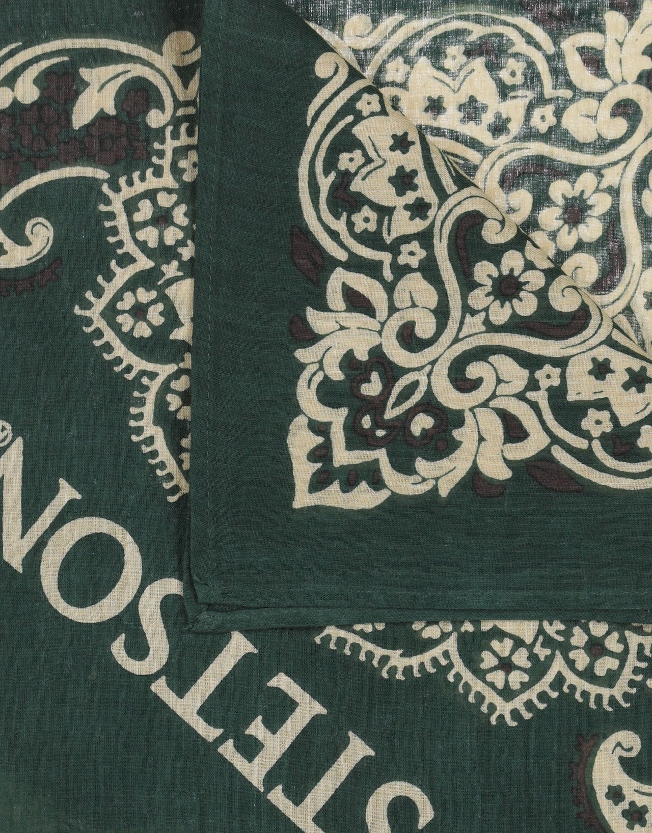 Bandana Cotton | Donkergroen design