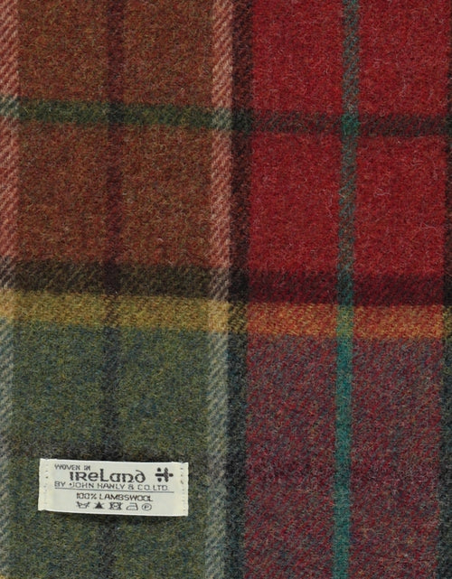 Geruite Lamswollen Sjaal | Autumnal Mix Check