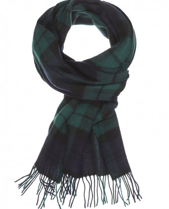 Lamswollen Sjaal Ruit | Blackwatch