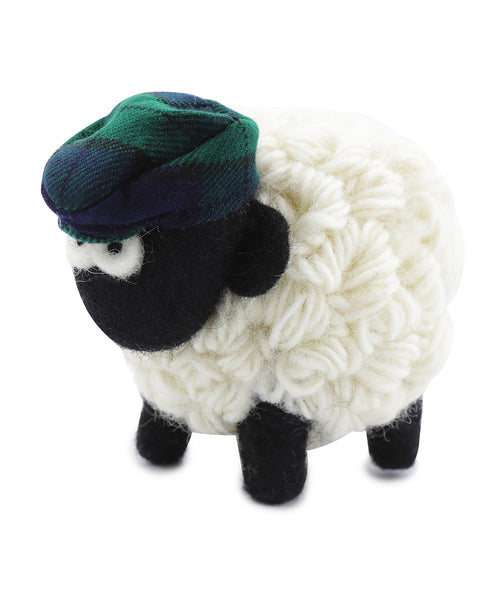 Knitted Sheep with Hat | Blackwatch