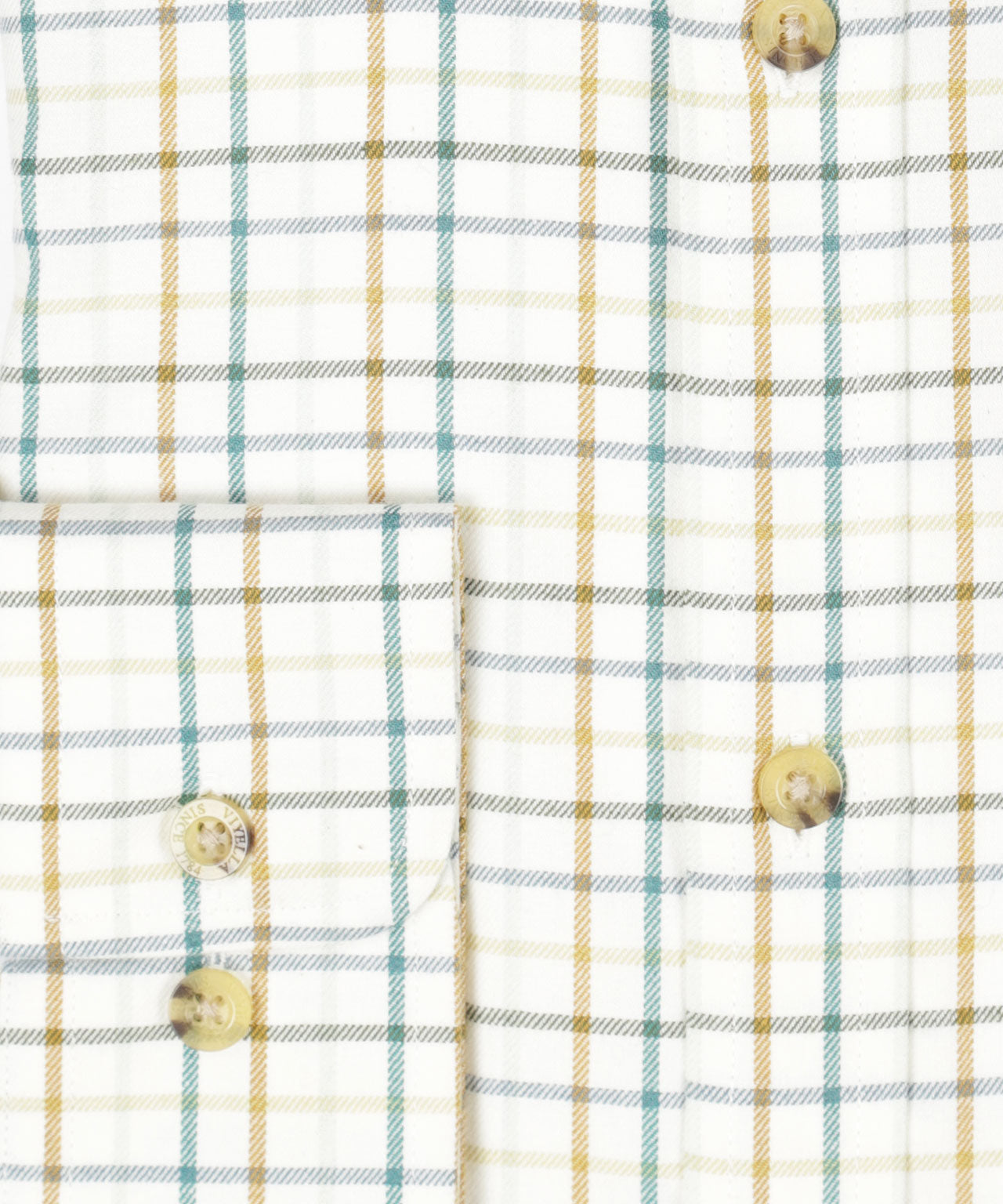 Shirt BD | Kleine ruit Groen/Lichtgroen/Turquoise