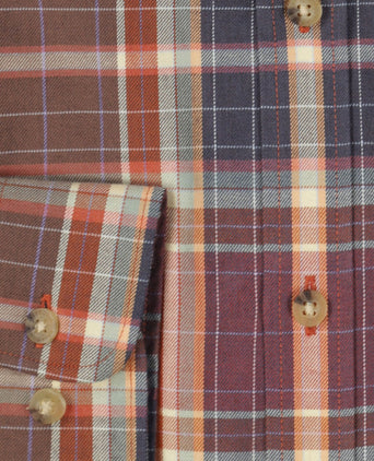 Viyella Shirt Button Down | Rood