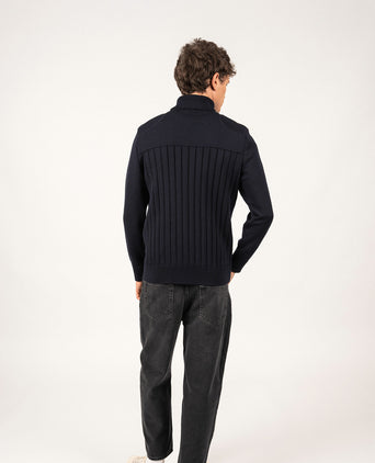 Saint James Vest Calypso | Navy Blauw