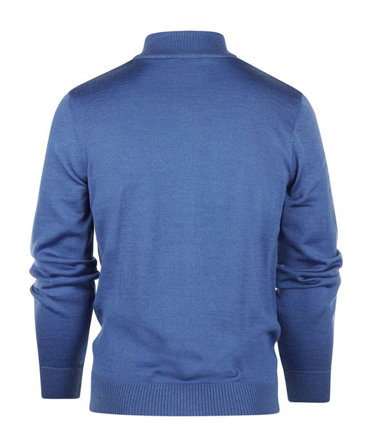 Ritsvest Merinowol | Blauw