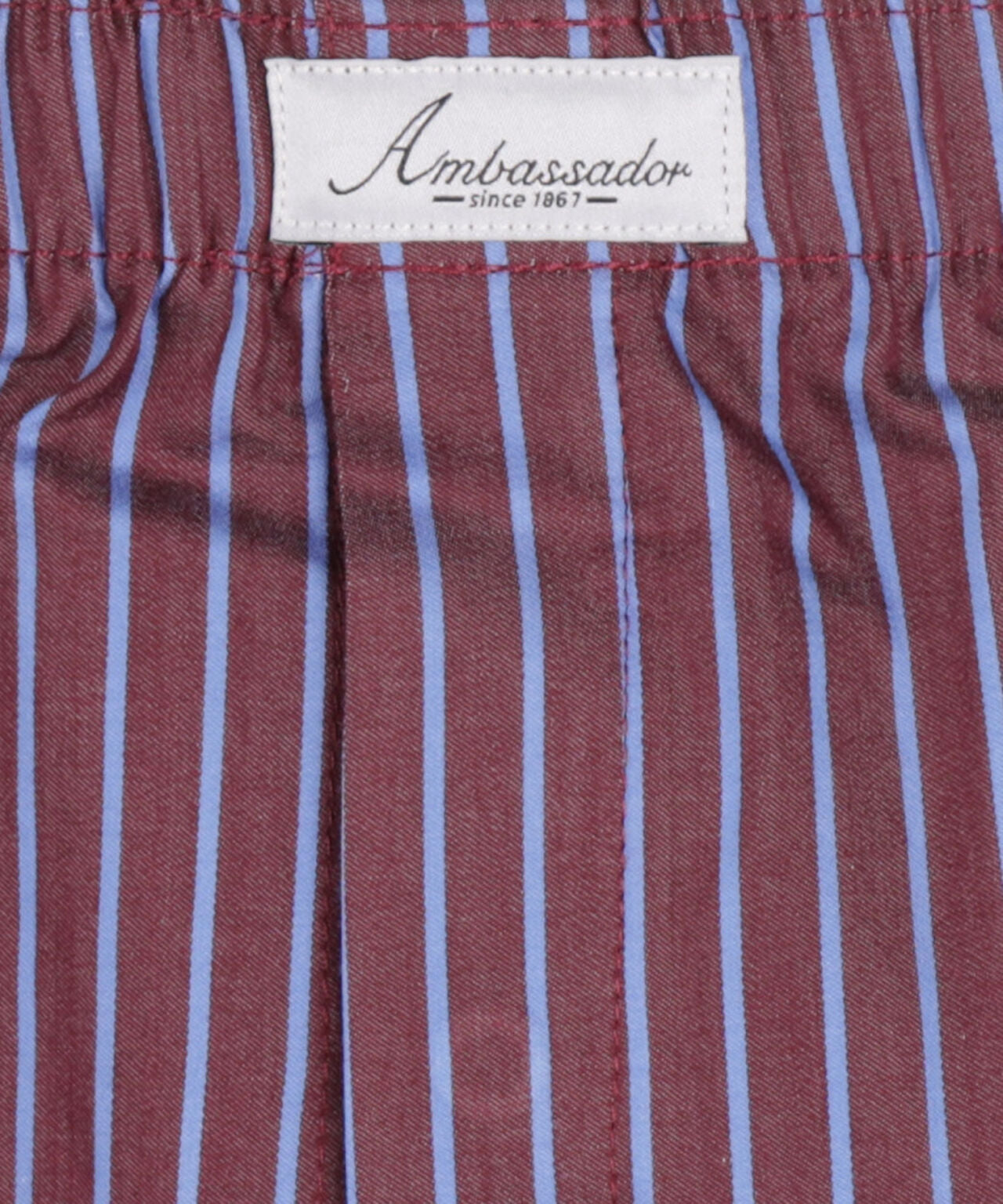 Boxer shorts organic cotton | Bordeaux Red