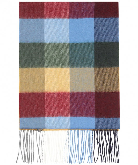 Sjaal 100% Cashmere | Multi Blok Ruit