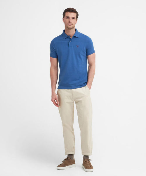 Barbour Lightweight Sports Polo | Blauw