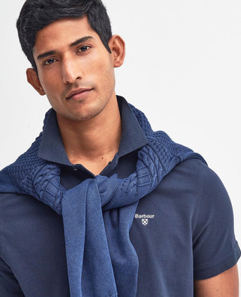 Barbour Lightweight Sports Polo | Blauw