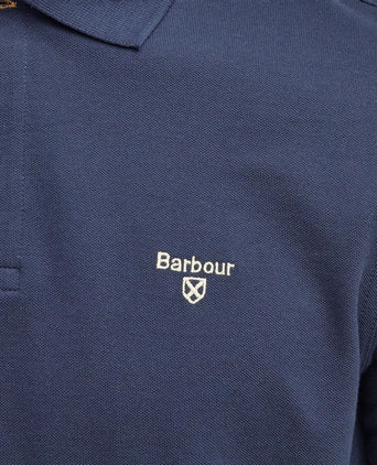 Barbour Lightweight Sports Polo | Navy Blauw